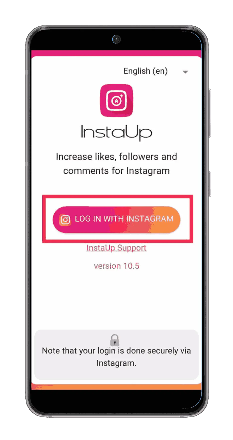 instaup